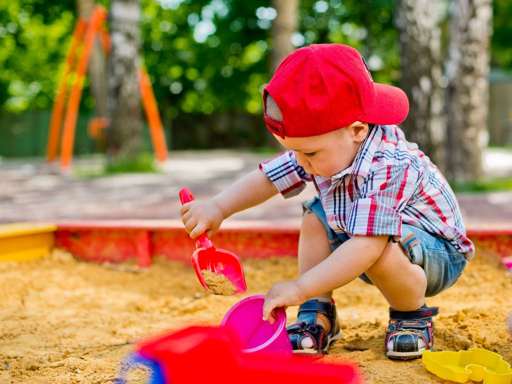 Play Area, Playground, Person