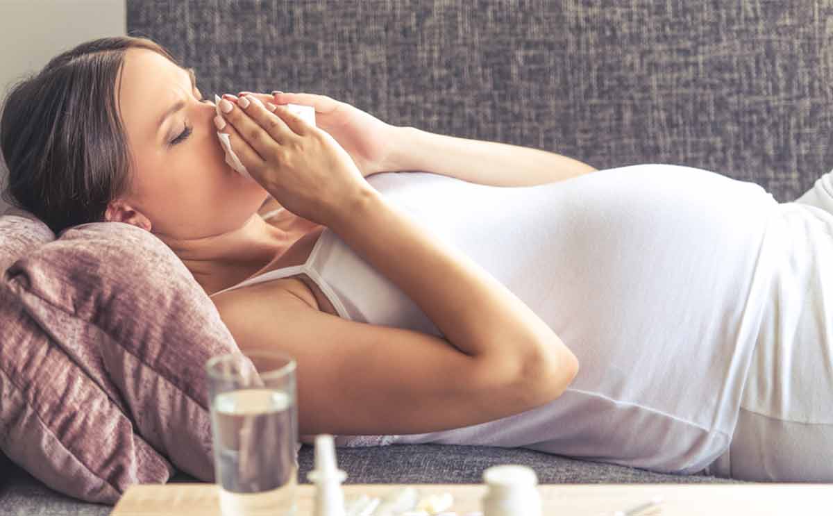 الوقاية من نزلات البرد في الحمل