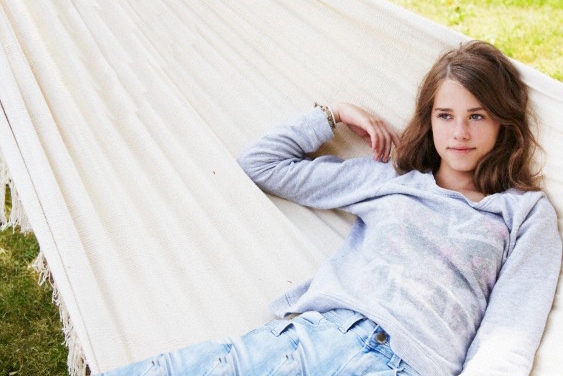 Furniture, Hammock, Person