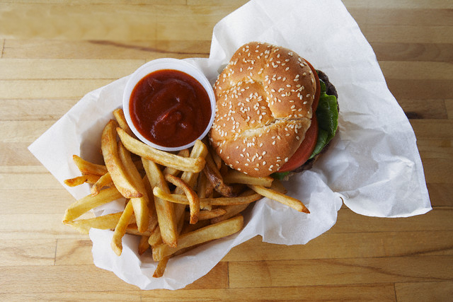 Burger, Food, Fries