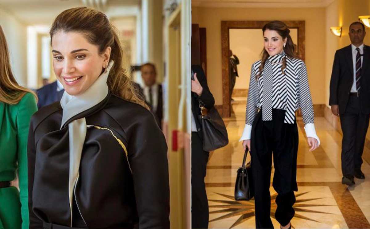 حيل ذكية تتبعها الملكة رانيا في اطلالاتها الرسمية