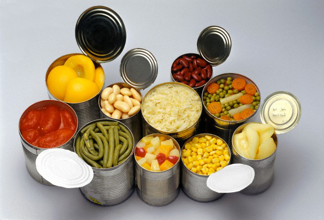 Canned Goods, Aluminium, Food