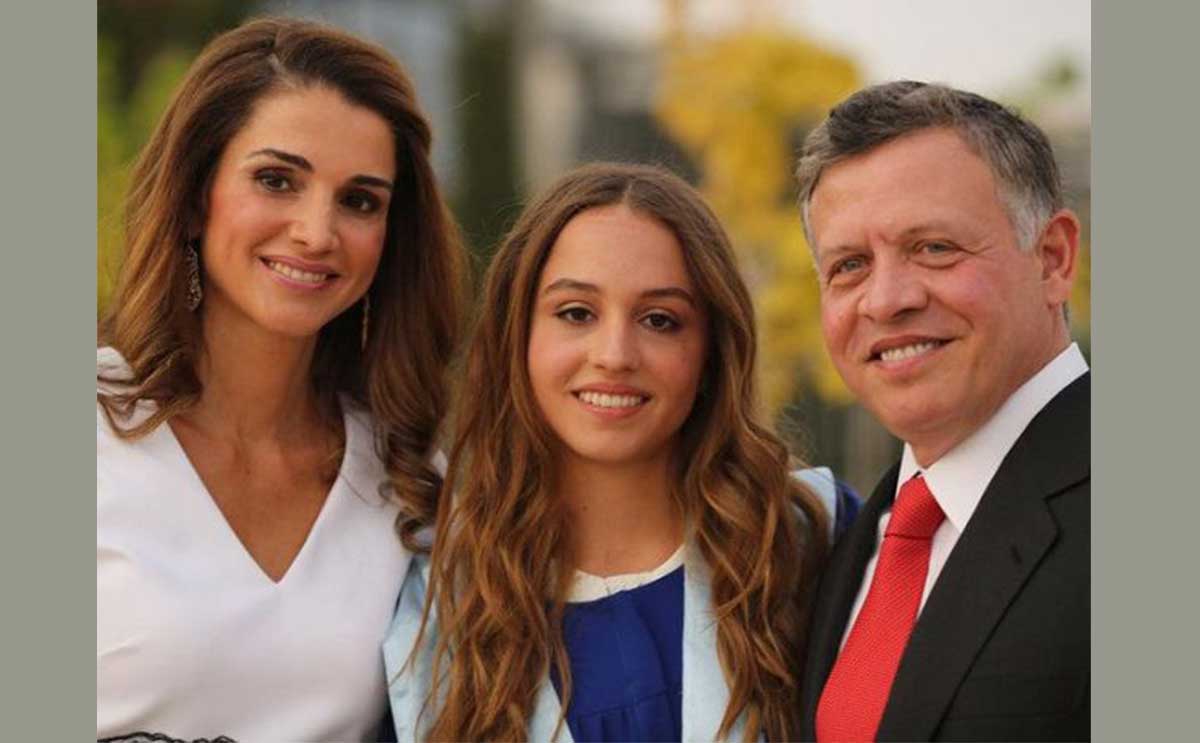 صورة لابنة الملكة رانيا وهي صغيرة