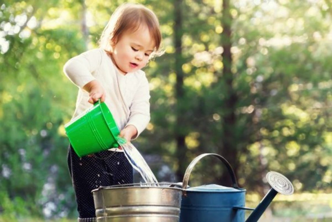 Person, Human, Bucket