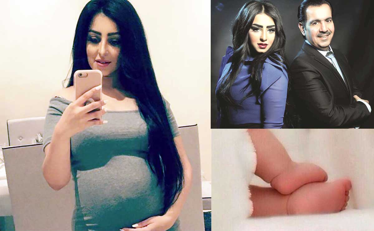 المهرة البحرينية تلد طفلها تميم المسلم