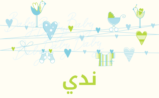 معنى اسم ندي