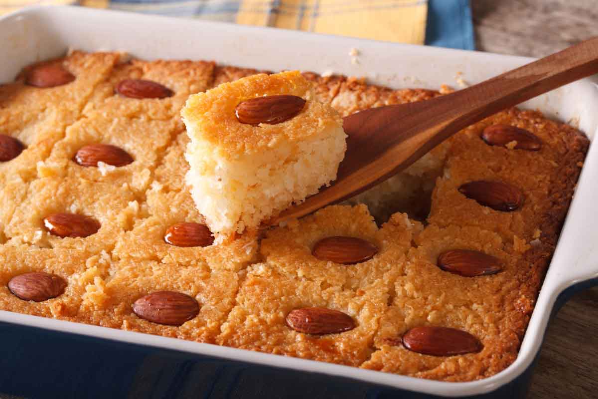 طريقة البسبوسة العادية