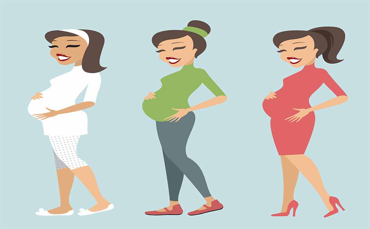 دلالات شكل البطن اثناء الحمل عن شخصية المرأة