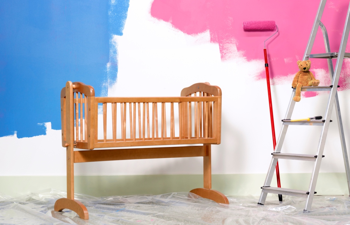 Furniture, Crib, Cradle