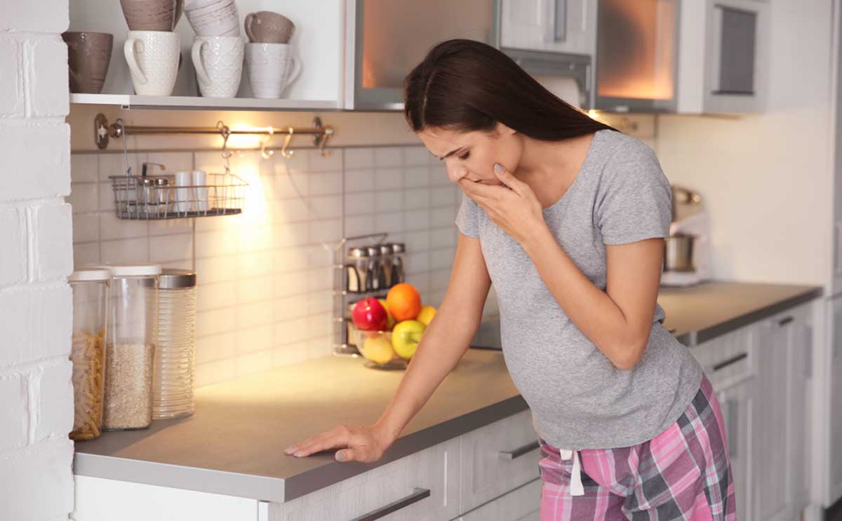 اكلات تمنع الغثيان للحامل