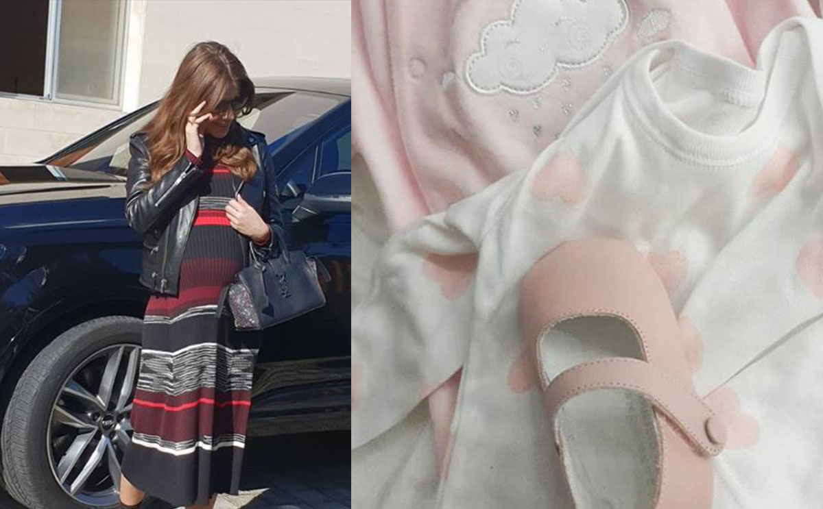 نانسي عجرم تلد طفلتها الثالثة