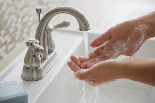 Sink Faucet, Person, Human