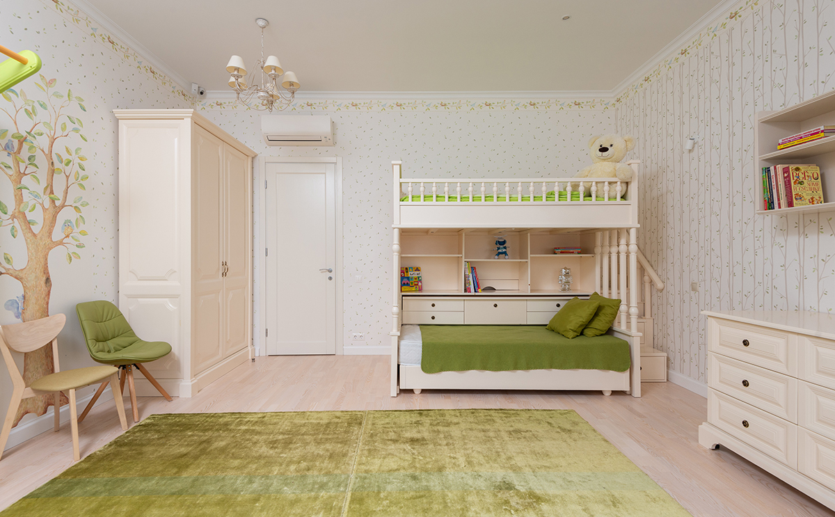 Furniture, Flooring, Bed