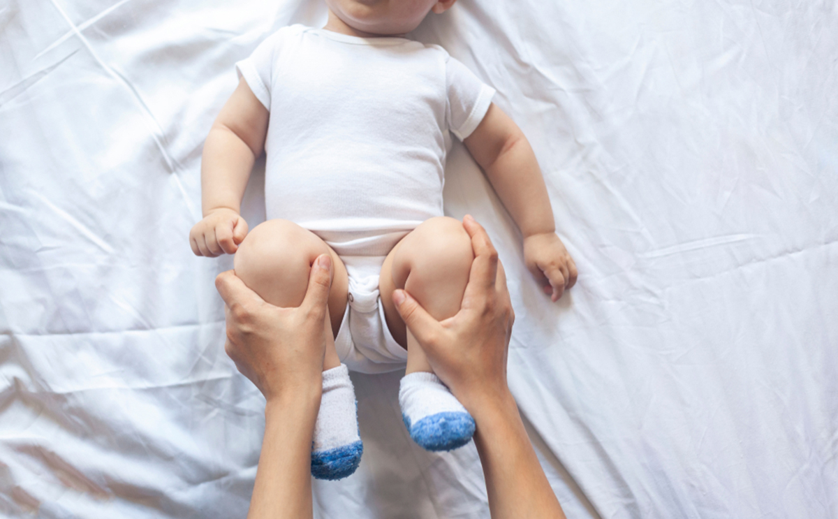 Diaper, Heel, Person