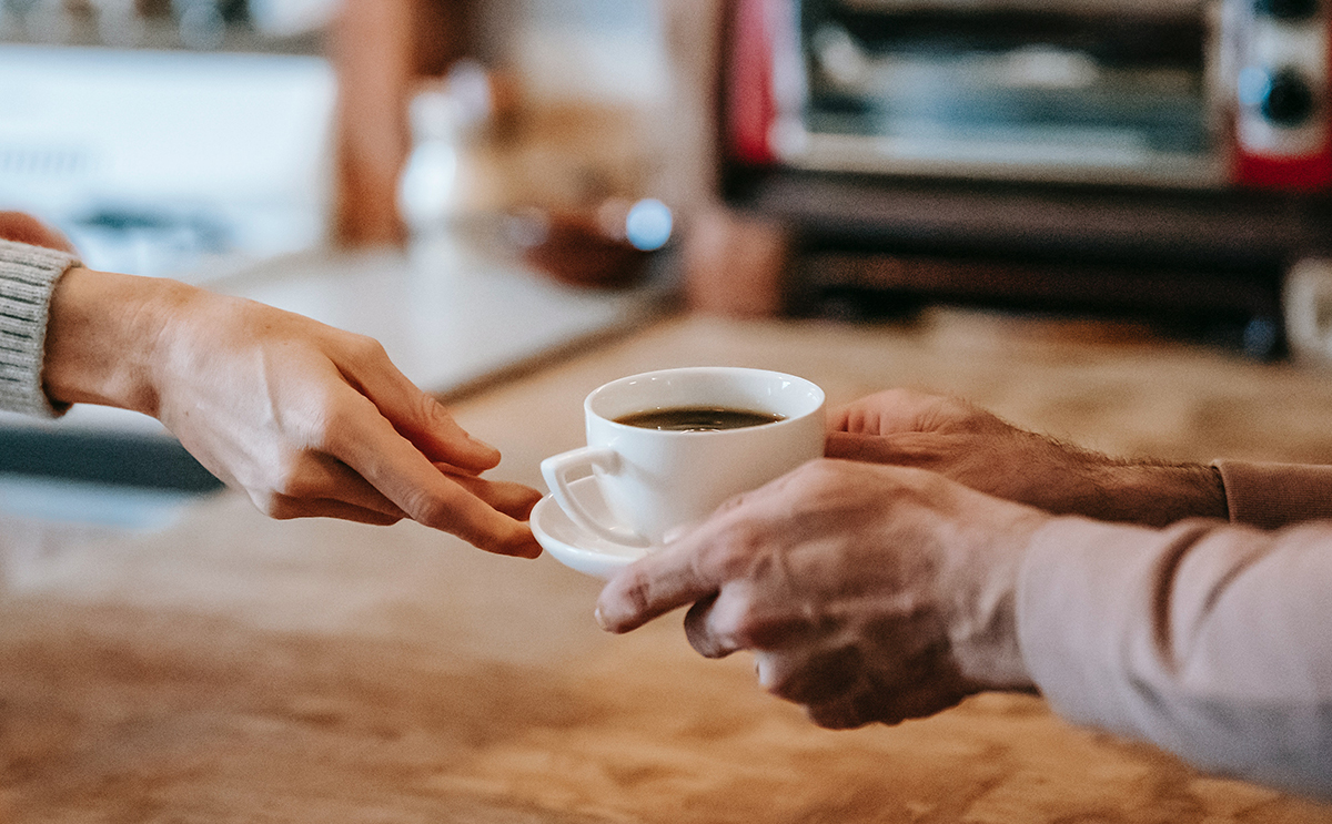 Coffee Cup, Cup, Person