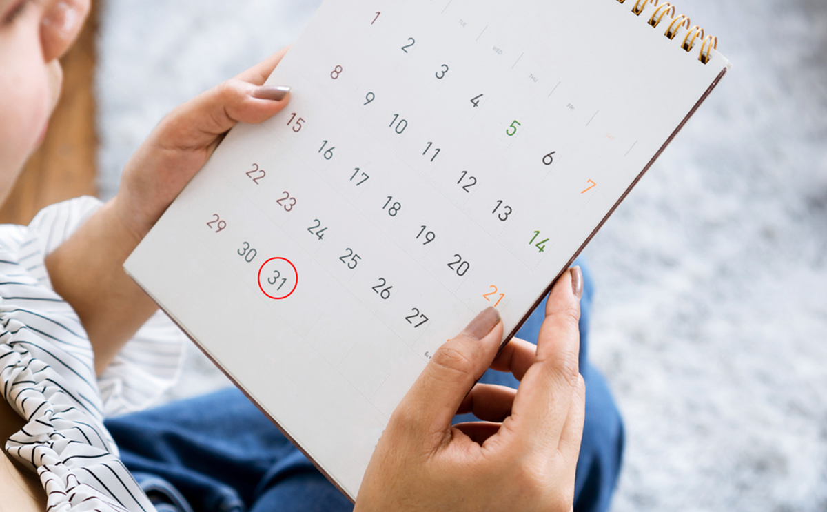 ايام التبويض بعد الدورة بكم يوم
