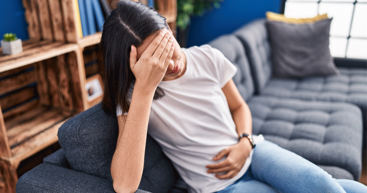 ظهور دم أثناء الحمل