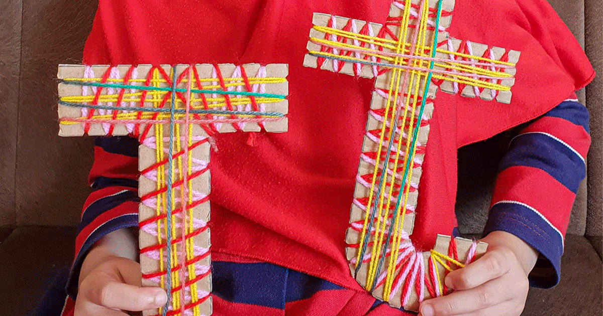 أشغال مسلية بالصوف للأطفال