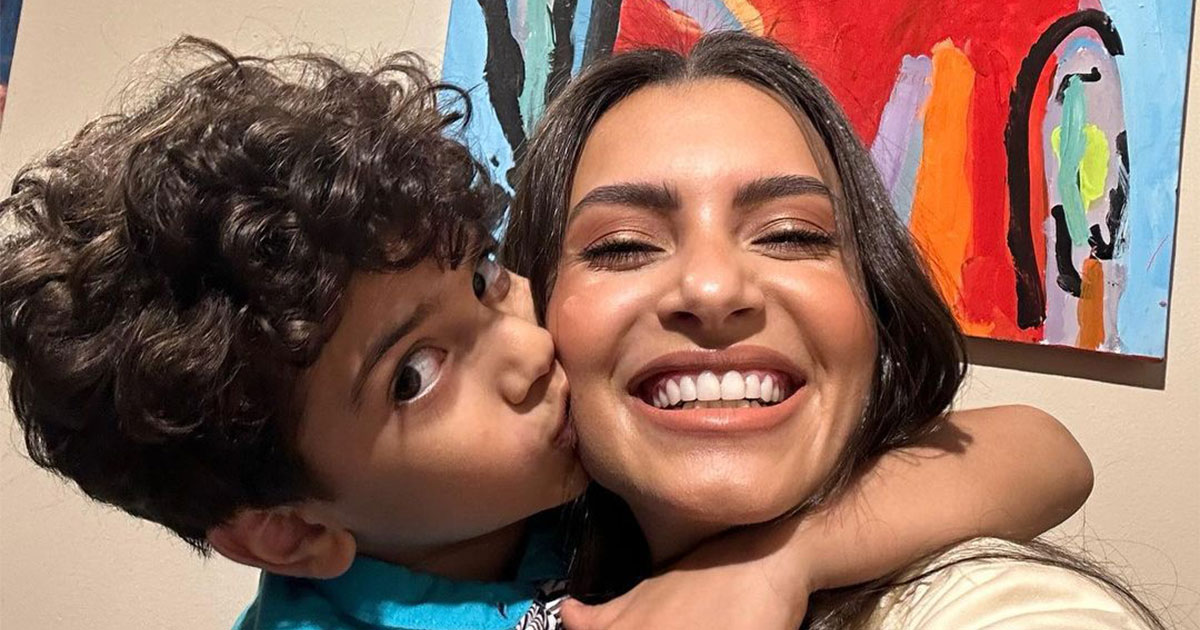 كارمن سليمان تحتفل بعيد ميلاد ابنها