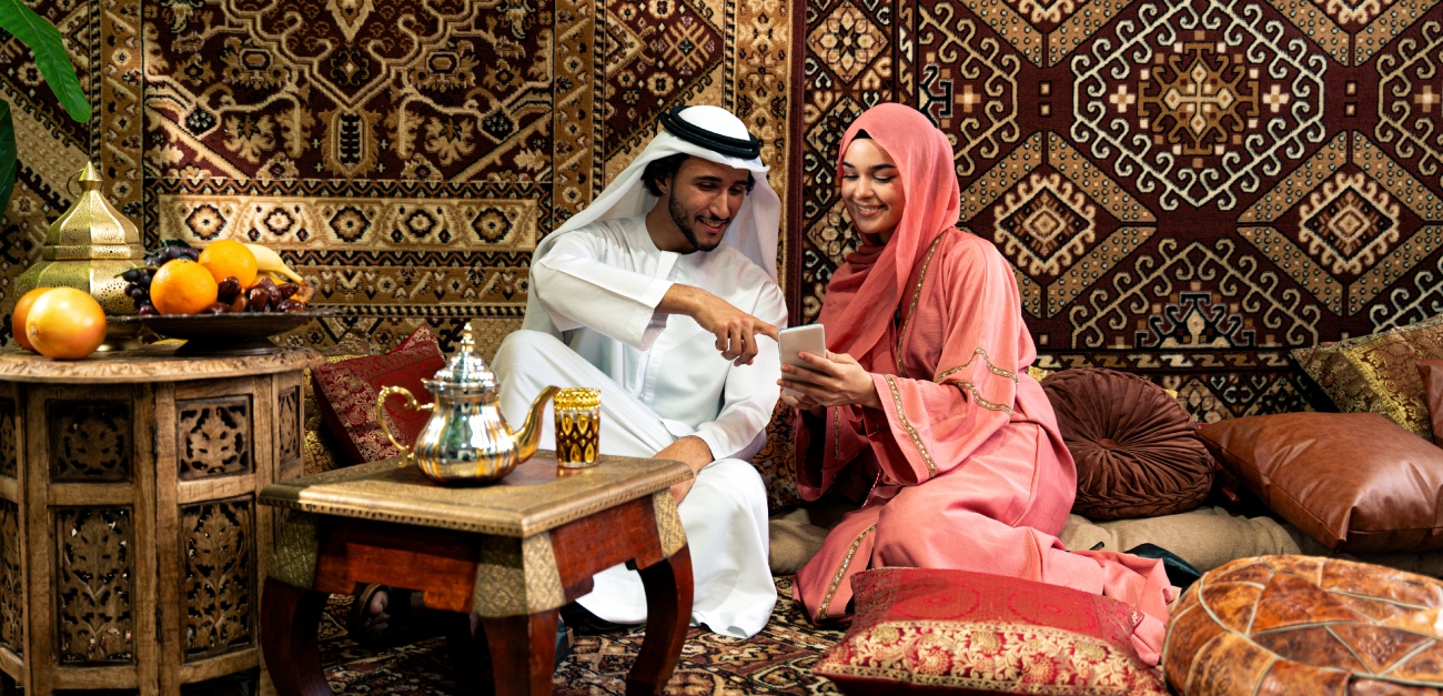 خيمة رمضانية في البيت