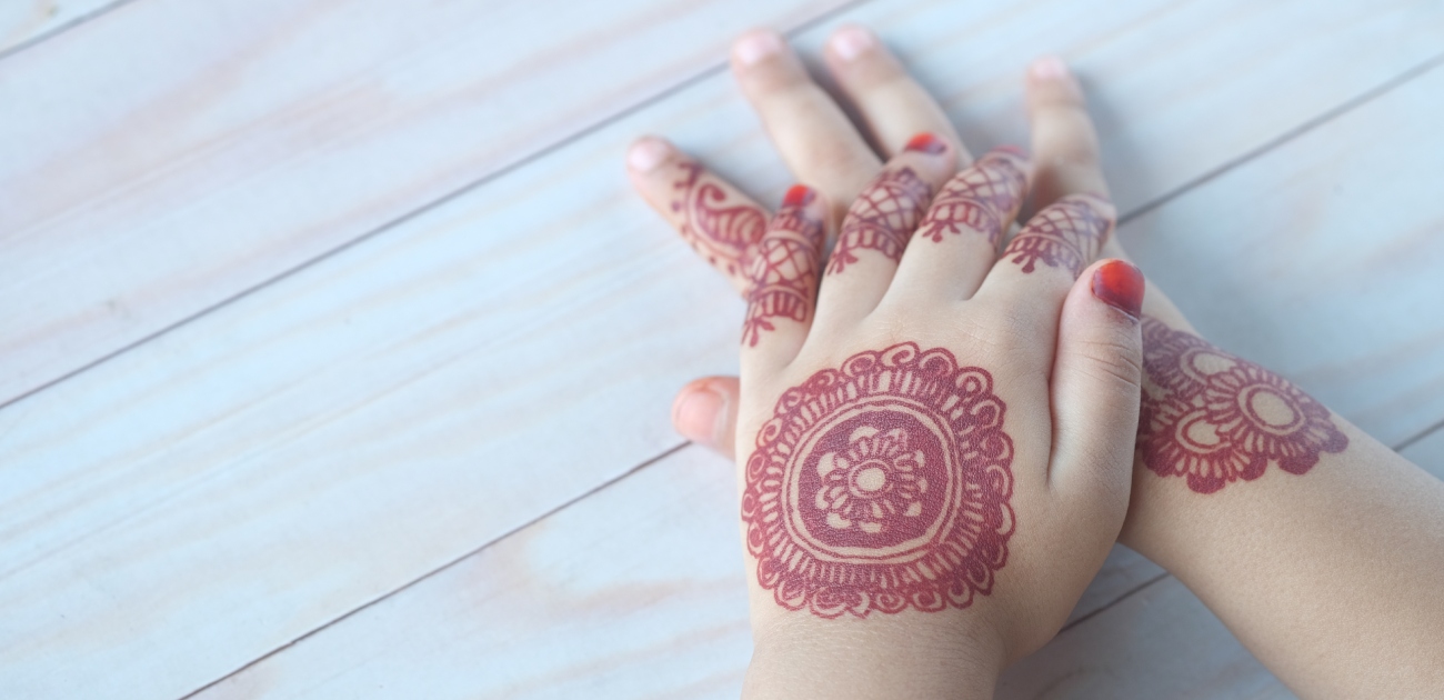 حناء رمضان اطفال
