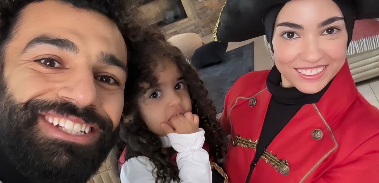 محمد صلاح وعائلته