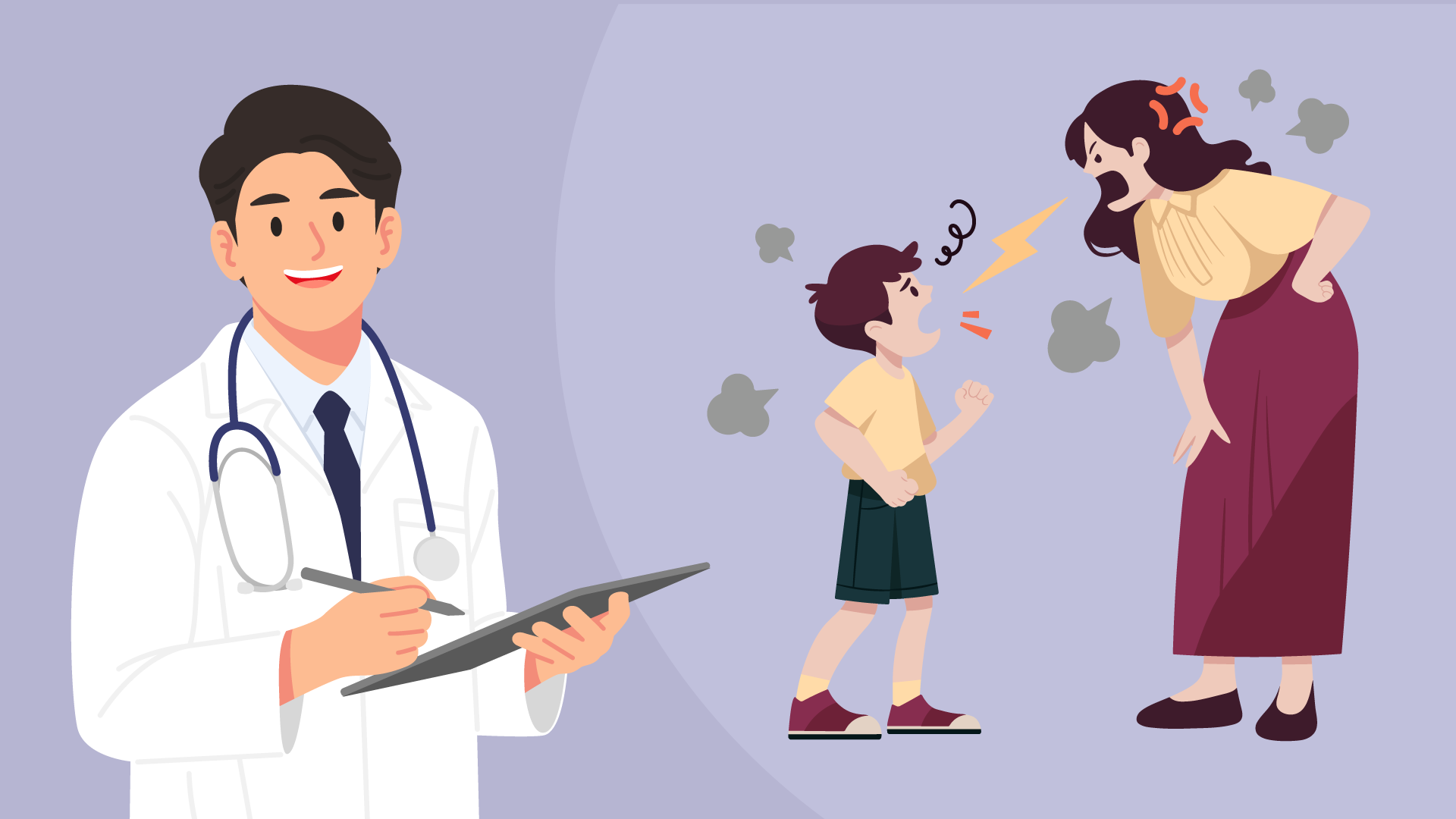 صراخ الام على طفلها: طبيب يحذر