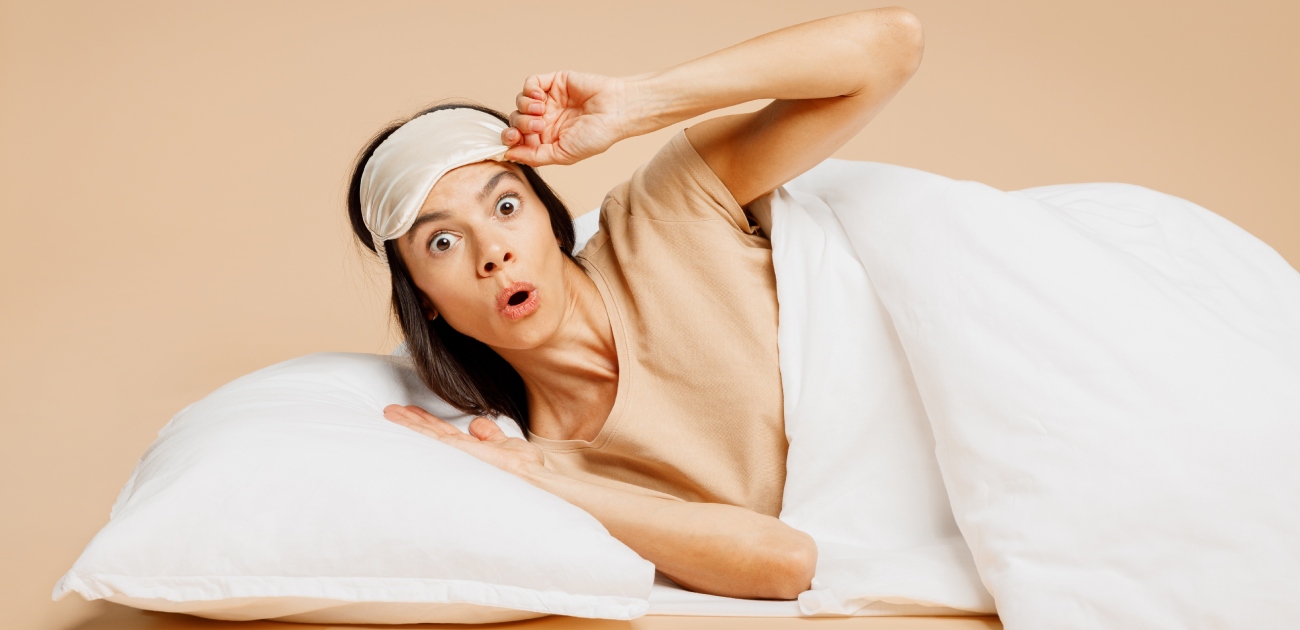 امرأة شاهدت لتوها حلمًا