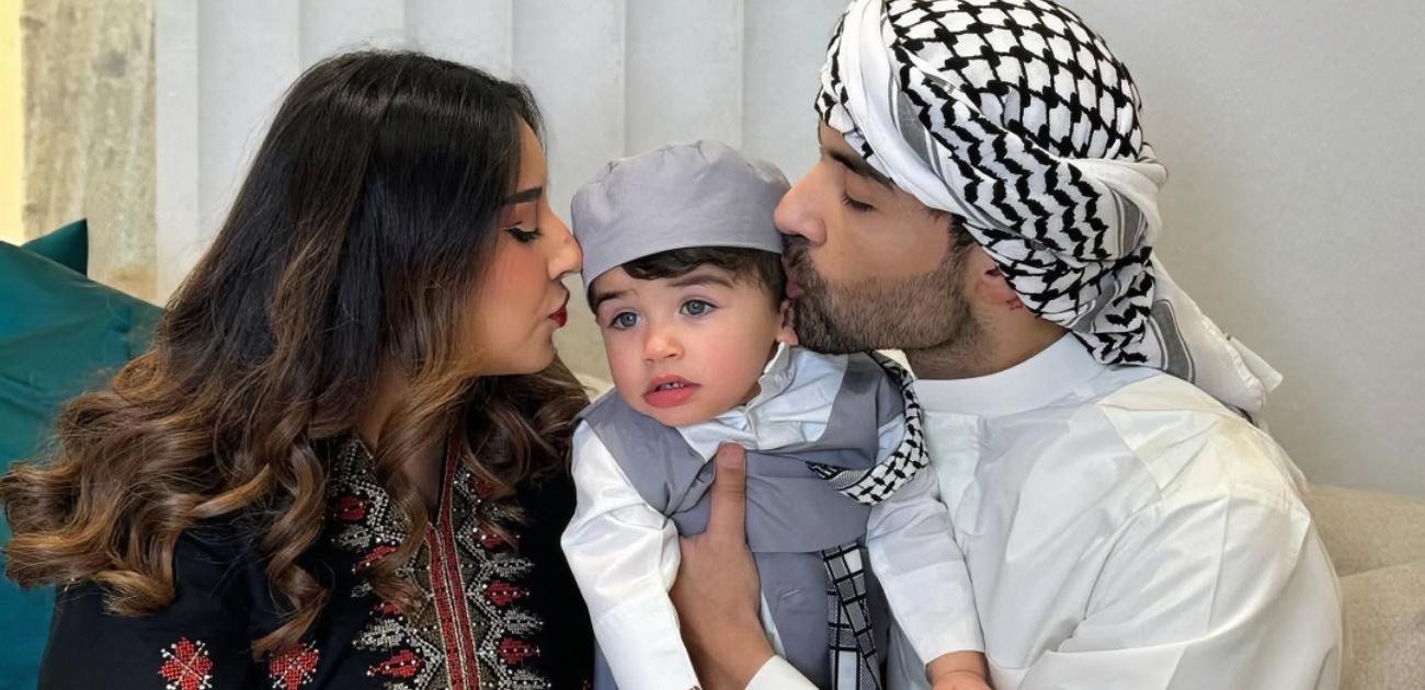 فرح الهادي وعقيل الرئيسي يستقبلان طفلهما الثاني ويكشفان عن اسمه المميّز!