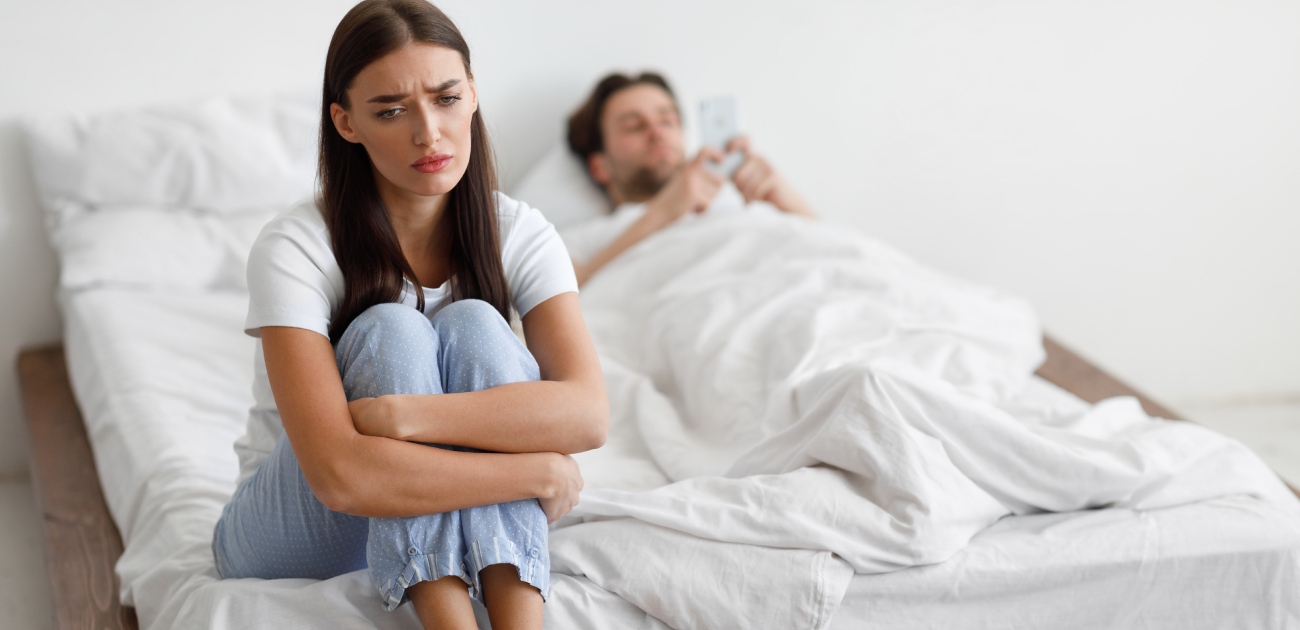 هل الزوج يلاحظ سواد المنطقة​